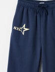 Switch New York Sports Wide Leg Trackpant, Navy product photo View 03 S
