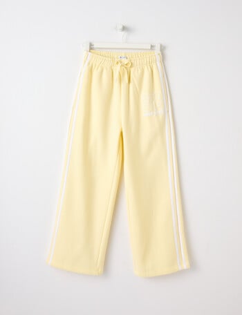 Switch New York Sports Wide Leg Tape Trackpant, Butter product photo