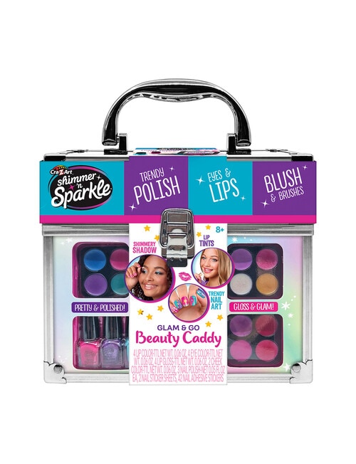 Shimmer & Sparkle Glam And Go Beauty Caddy product photo