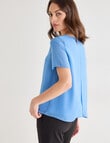 Oliver Black Double Layer Top, Deep Blue product photo