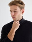 North South Merino Merino Roll Neck Jumper, Black product photo View 04 S