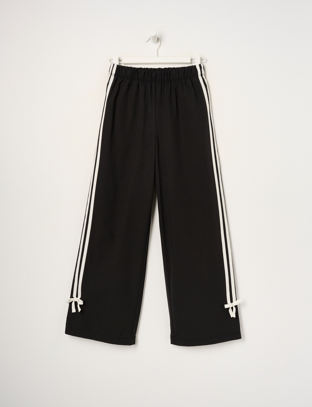Switch Bow Ribbon Pant, Black - Pants & Leggings