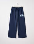 Switch New York Sports Wide Leg Trackpant, Navy product photo