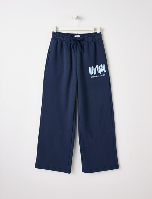Switch New York Sports Wide Leg Trackpant, Navy product photo
