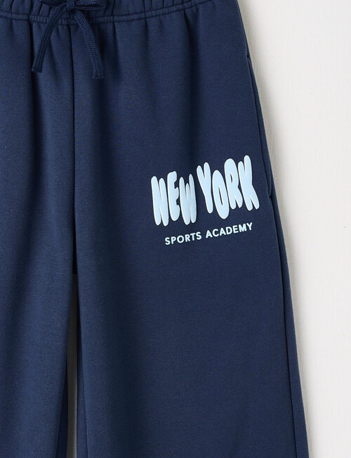 Switch New York Sports Wide Leg Trackpant, Navy product photo View 02 L
