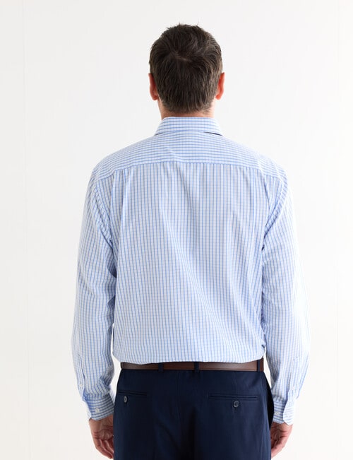 Chisel Check Long Sleeve Shirt, Blue product photo View 02 L