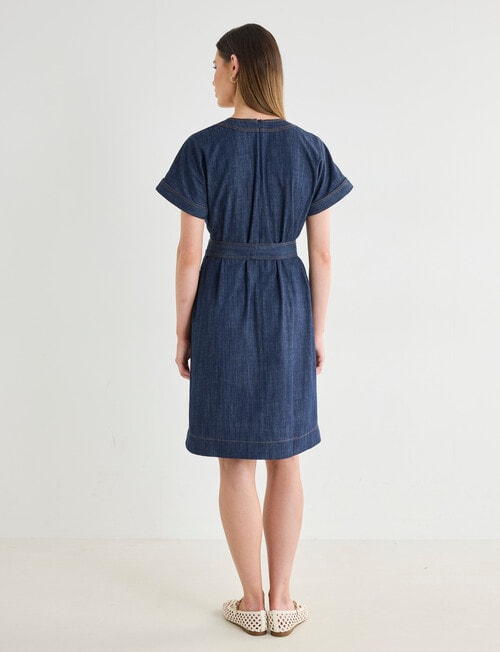 Jigsaw Ola Chambray Dress, Blue Wash product photo View 02 L