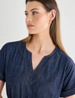 Jigsaw Ola Chambray Dress, Blue Wash product photo View 04 S