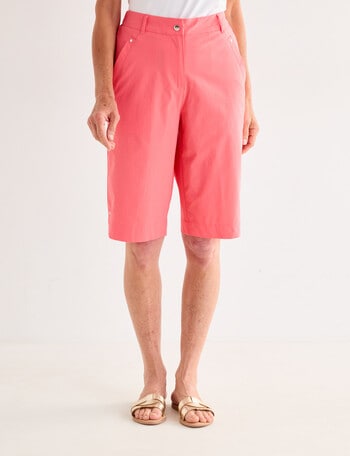 Ella J Classic Shorts, Coral product photo