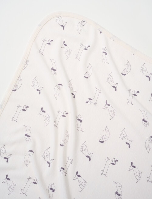Milly & Milo Merino Wrap, Dog Print product photo View 03 L