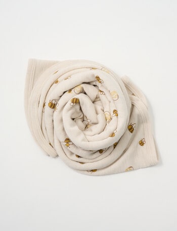 Milly & Milo Merino Wrap, Bee Print product photo