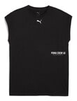 Puma Graphic Cutoff Tank, Black product photo