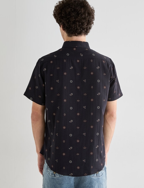 Tarnish Bellerose Duo Layer Shirt, Black product photo View 02 L