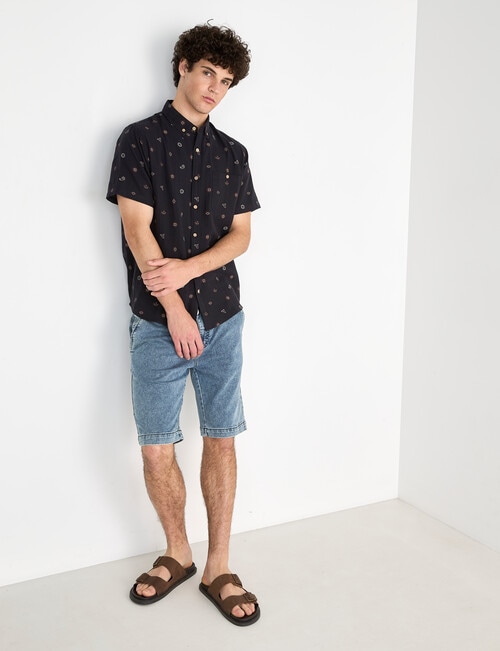 Tarnish Bellerose Duo Layer Shirt, Black product photo View 06 L