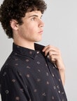 Tarnish Bellerose Duo Layer Shirt, Black product photo View 07 S