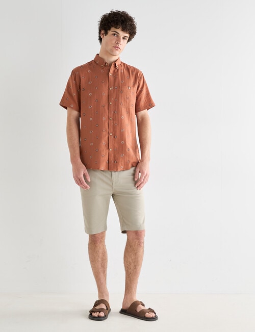 Tarnish Bellerose Duo Layer Shirt, Rust product photo View 03 L