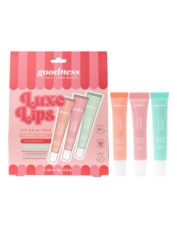 Goodness Luxe Lips Lip Balm Trio product photo
