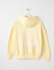 Switch New York Sports Oversized Zip Up Hoodie, Butter product photo View 02 S