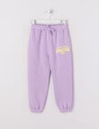 Mac & Ellie Cuff Logo Trackpant, Lilac product photo