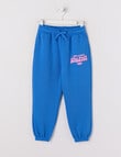Mac & Ellie Cuff Logo Trackpant, Cobalt product photo