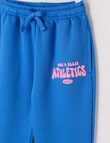 Mac & Ellie Cuff Logo Trackpant, Cobalt product photo View 02 S