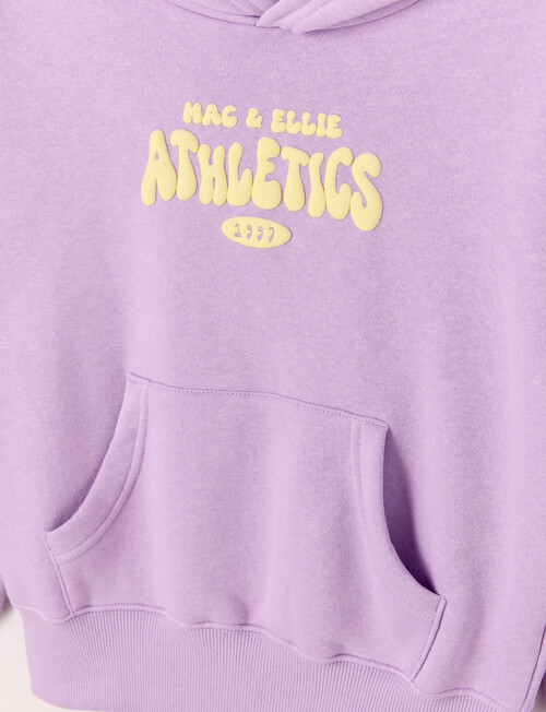Mac & Ellie Athletics Club Pull On Hoodie, Lilac product photo View 03 L