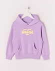 Mac & Ellie Athletics Club Pull On Hoodie, Lilac product photo