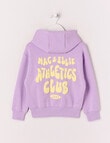 Mac & Ellie Athletics Club Pull On Hoodie, Lilac product photo View 02 S