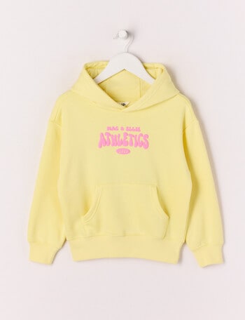 Mac & Ellie Athletics Club Pull On Hoodie, Butter product photo