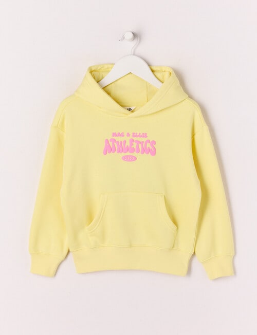 Mac & Ellie Athletics Club Pull On Hoodie, Butter product photo