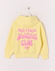Mac & Ellie Athletics Club Pull On Hoodie, Butter product photo View 02 S
