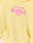 Mac & Ellie Athletics Club Pull On Hoodie, Butter product photo View 03 S