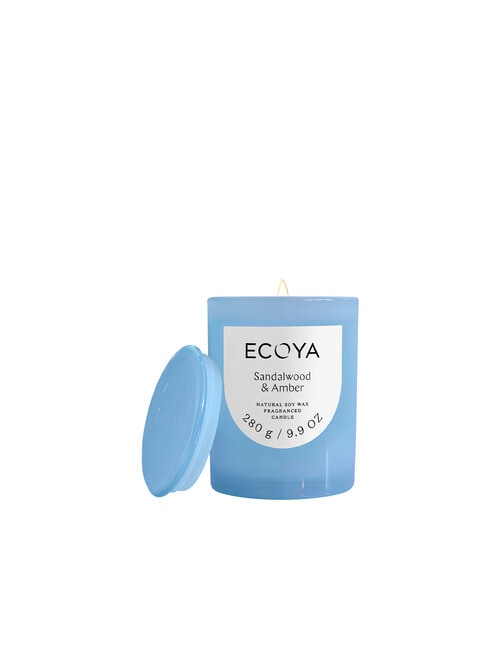 Ecoya Metro Candle, Sandalwood & Amber, 270g product photo