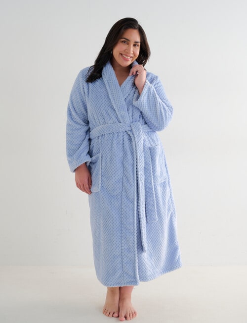 Studio Curve Sleep Basket Weave Robe, Blue product photo