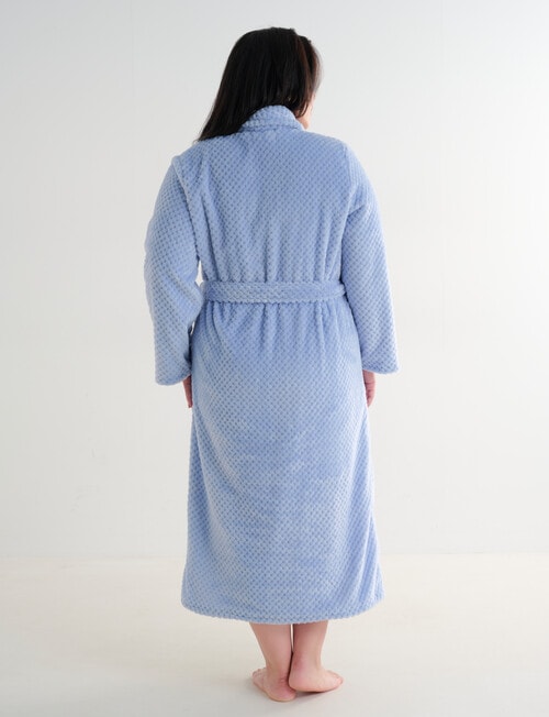 Studio Curve Sleep Basket Weave Robe, Blue product photo View 02 L