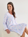Ruby & Bloom Flannel Nightie, Garden Print product photo View 03 S