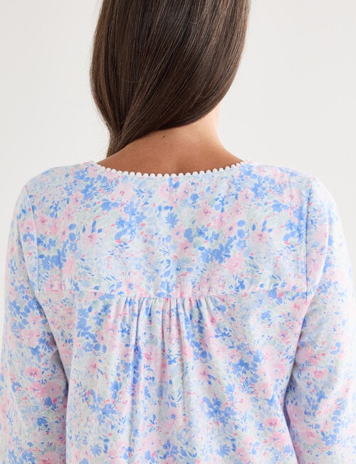 Ruby & Bloom Flannel Nightie, Garden Print product photo View 05 L