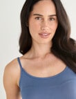 Lyric Thermals Mia Bamboo Cami, Blue product photo View 04 S