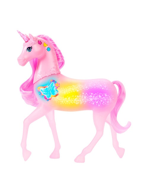 Barbie Sparkle Lights Toy Unicorn product photo View 02 L