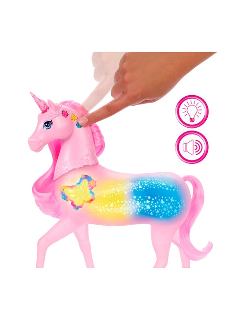 Barbie Sparkle Lights Toy Unicorn product photo View 03 L