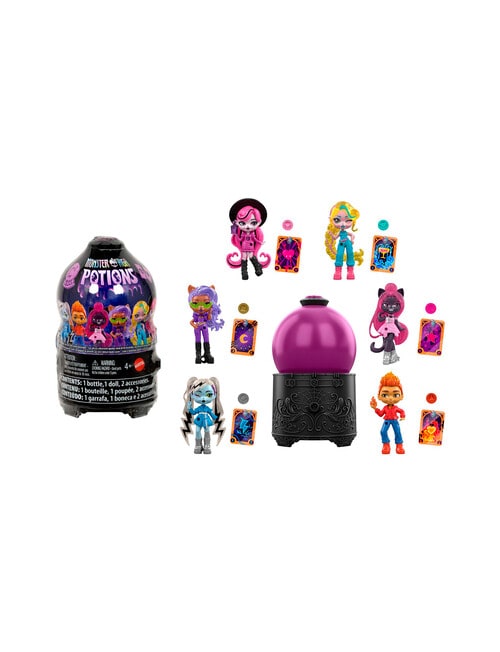 Monster High Potions Crystal Ball Mini Dolls, Assorted product photo