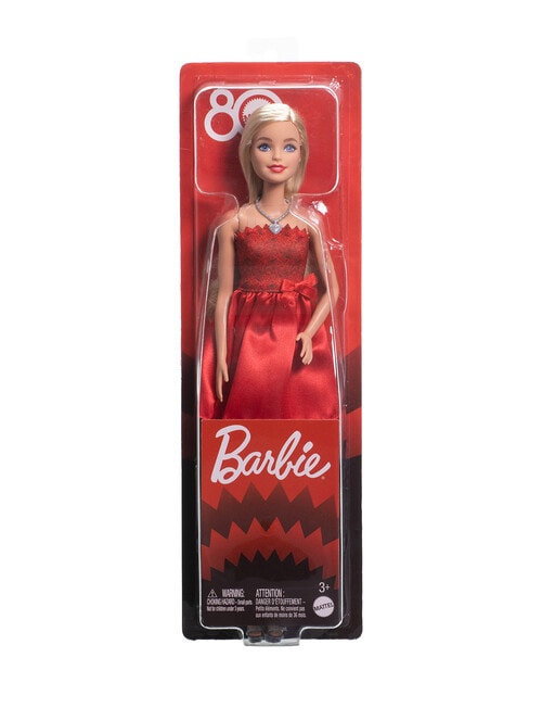 Barbie 80th Anniversary Ruby Red Doll product photo