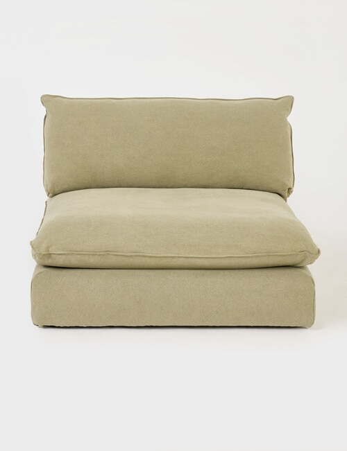 Marcello&Co Aspen Maxi Fabric Modular Armless, Sage V2 product photo View 02 L