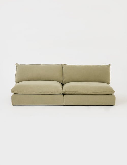 Marcello&Co Aspen Maxi Fabric Modular Armless, Sage V2 product photo View 12 L