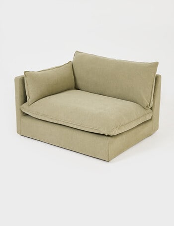 Marcello&Co Aspen Maxi Fabric Modular Left Hand Facing, Sage V2 product photo