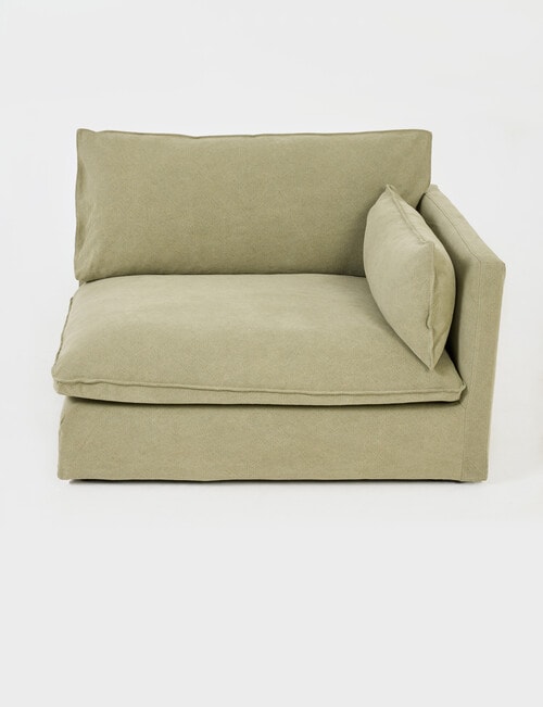 Marcello&Co Aspen Maxi Fabric Modular Right Hand Facing, Sage V2 product photo View 02 L