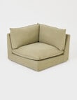 Marcello&Co Aspen Maxi Fabric Modular Corner, Sage V2 product photo View 05 S