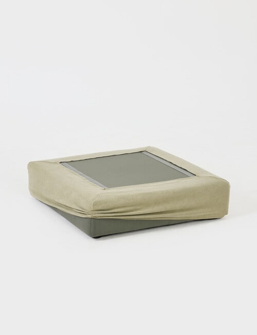 Marcello&Co Aspen Maxi Cover Fabric Modular Ottoman, Sage V2 product photo View 02 L