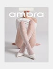 Ambra Lace Illusion Tight, White product photo