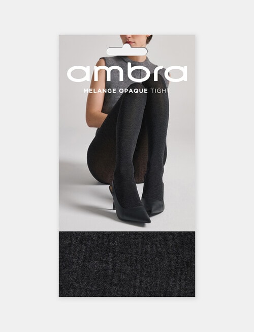 Ambra Melange Opaque Tight, Grey product photo